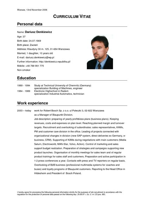 Curriculum Vitae Resume Cv