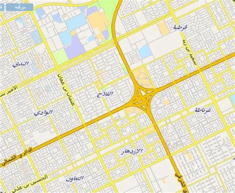 الخريطة التفاعلية لمدينة الرياض