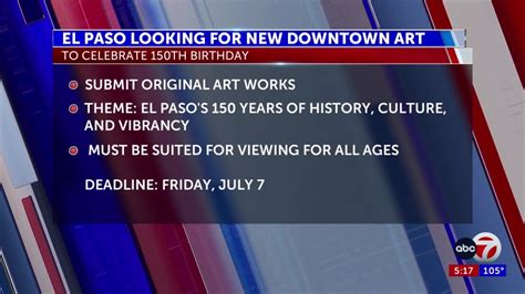 Calling All Artists El Paso Looking For New Downtown Art To Celebrate