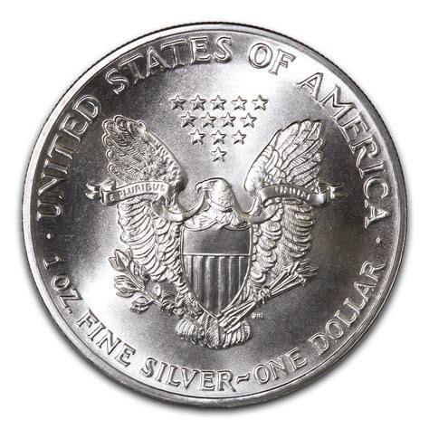 1989 1 Oz Silver American Eagle Bu Golden Eagle Coins