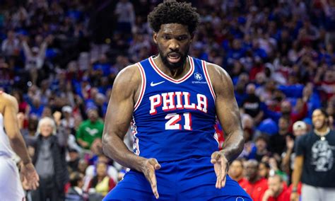 Nba Fines Sixers Star Joel Embiid 35000 For Dx Chop Celebration
