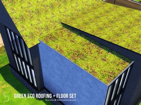 K Omus Green Eco Roofing Floor Set Eco Roofing Green Roof Outdoor