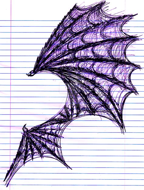 Demon Wing Study Sketch By Dalynol On Deviantart