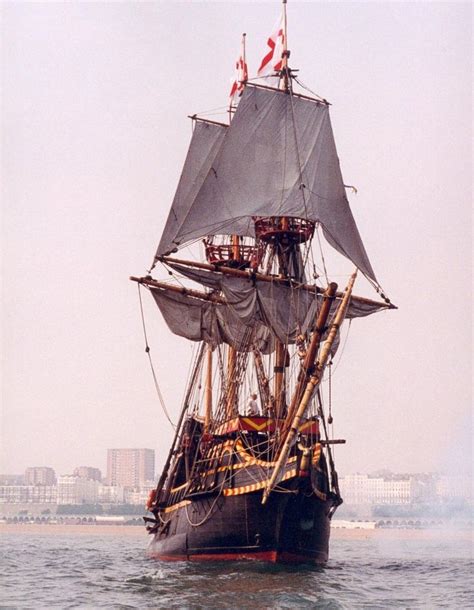 Ships Golden Hinde Парусники Корабль Лодка