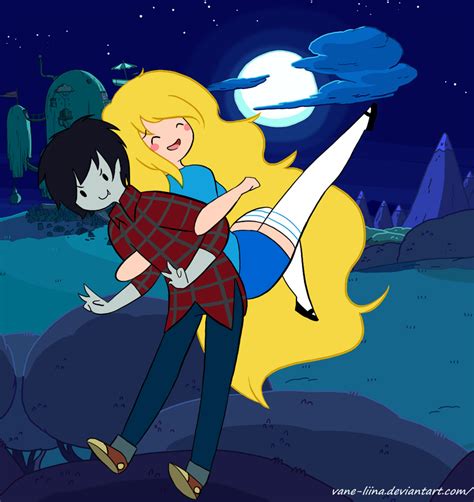 Fionna X Marshall Lee By Sugarflu On Deviantart