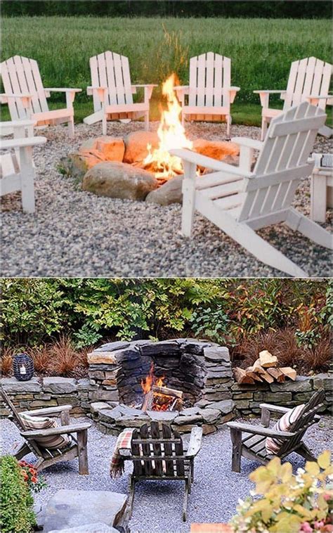 40 Creative Winter Patio Decorating Ideas With Fire Pit Cool Fire