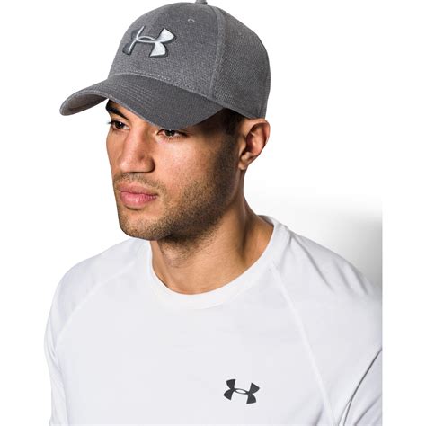 Under Armour Synthetic Mens Ua Heathered Blitzing Cap In Gray For Men
