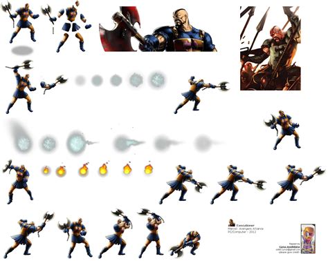 The Spriters Resource Full Sheet View Marvel Avengers Alliance