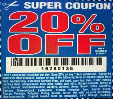 Harbor Freight 20 Off Coupon Struggleville