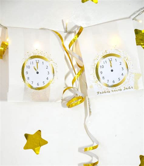 Create your own countdown to anything. Silvester Countdown - Uhr zum Ausdrucken | Basteln ...