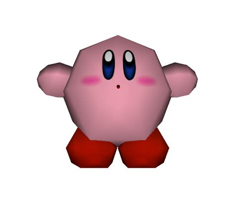 Gamecube Super Smash Bros Melee Kirby Low Poly The Models Resource