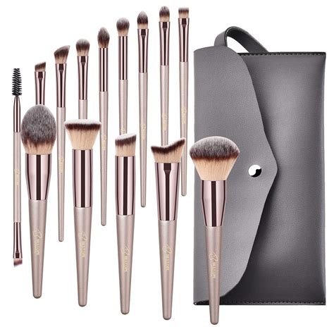 Bestope Makeup Brushes Conical Handle Professional Premium Synthetic Makeup Brush Set Kit With