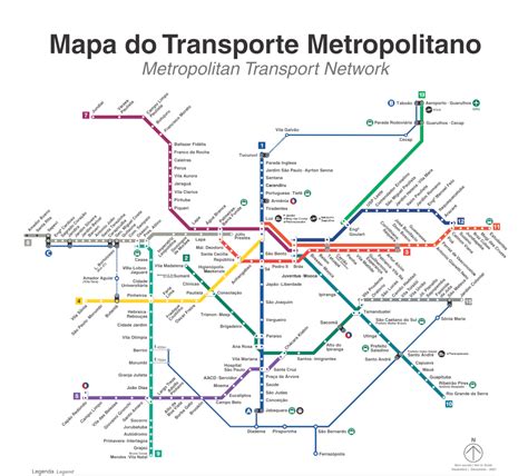 Mapa CPTM e metrô atualizado em HD