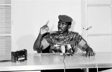 Monde Thomas Sankara Licône Panafricaine Qui Voulait Décoloniser