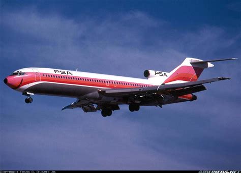 Boeing 727 214 Psa Pacific Southwest Airlines Aviation Photo