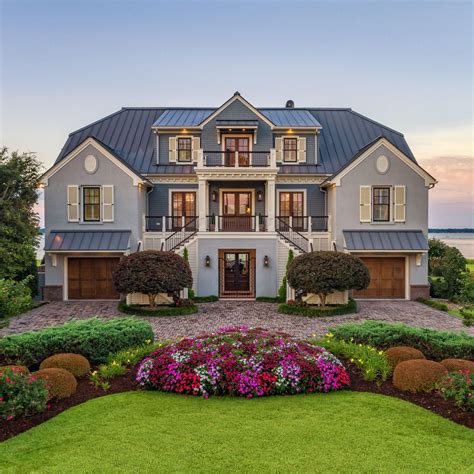 Elegant Waterfront Beach Mansion In North Carolina With Caribbean Flair
