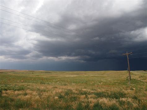 Dark Storm Clouds Over The Plains In Nebraska Image Free Stock Photo