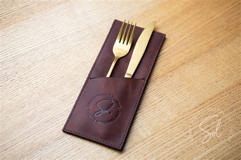 Restaurant Cutlery Holder Leather Cutlery Holder Restaurant Etsy