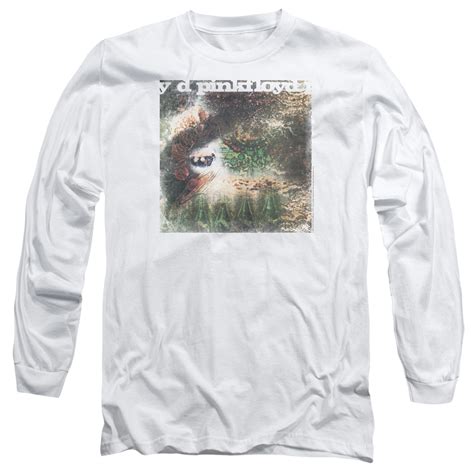 Pink Floyd Long Sleeve Shirt Saucerful Of Secrets White Tee T Shirt