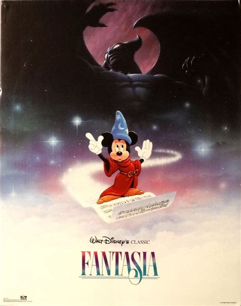 Fantasia1990s Original Us Disneys Etsy España Fantasia De Disney