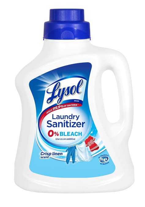 Lysol Laundry Sanitizer Crisp Linen 90 Oz Eliminates Odors And Kills
