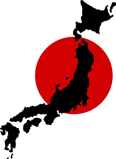 Japangraphic Japan Map Vector Png Clipart Full Size Clipart Pinclipart