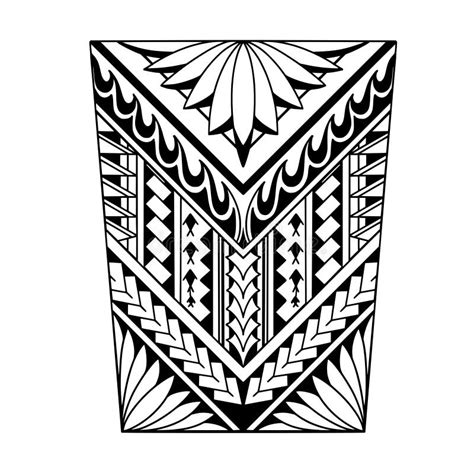 Wrap Around Arm Polynesian Tattoo Design Pattern Aboriginal Samoan