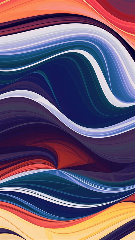 2160x3840 Resolution Wave Of Abstract Colors Sony Xperia Xxzz5