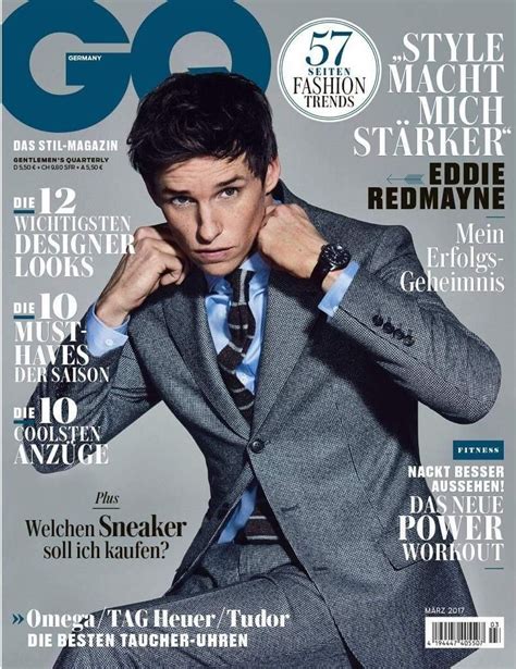 Diary Of A Clotheshorse Eddie Redmayne Covers Gq Germany March 2017