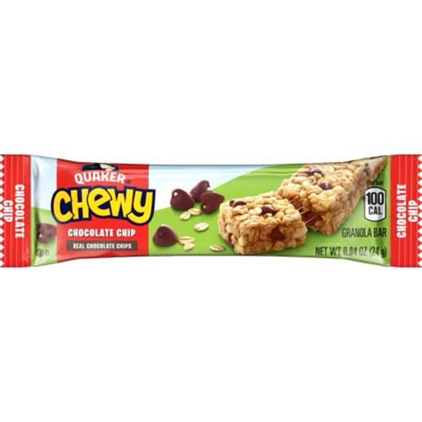 Quaker Chewy Chocolate Chip Granola Bars 18 Ct 084 Oz Kroger