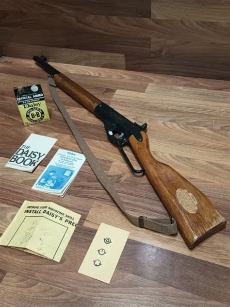 Daisy Model Bb Gun Vintage Air Rifle With Box Paperwork