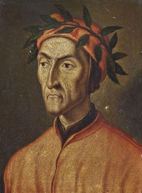 Italian School 19th Century Portrait Of Dante Alighieri 1265 1321