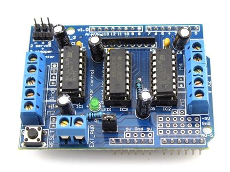 4 Channels L293d Motor Shield For Arduino Makerfabs