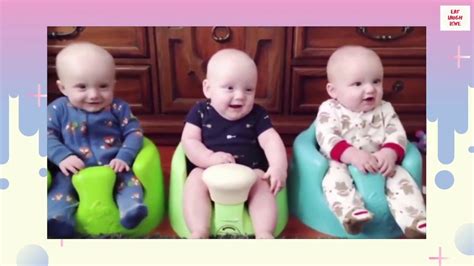 Funny Triplets Baby Cutest Triplets Baby Moments Eat Laugh Love