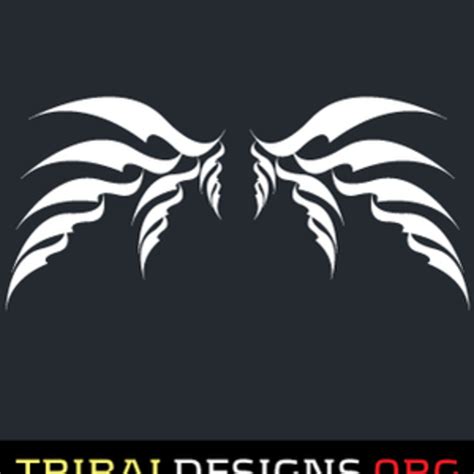 Tribal Wings Freevectors