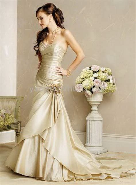 Champagne Colored Wedding Dresses