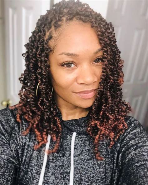 Ombre Shoulder Length Passion Twists Black Hair Tribe