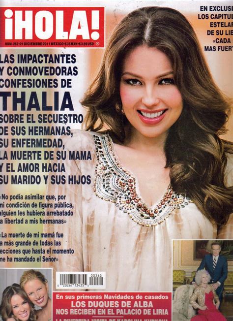 Revista Hola Presenta En Portada A Thalia 8000 8000 En Mercado