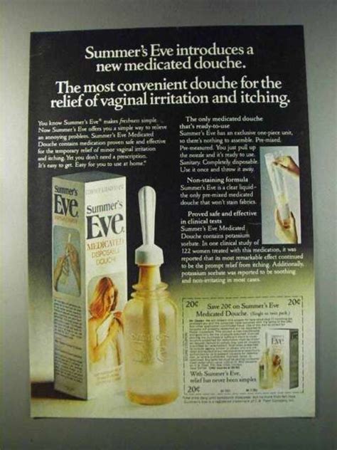 Summer S Eve Medicated Disposable Douche Ad Ebay
