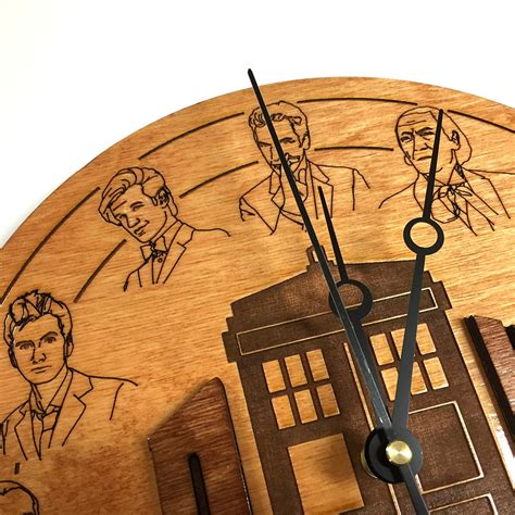 Doctor Who 12 Doctors Wall Clock Etsy