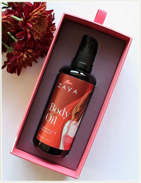 Your Home Spa With Zaya Body Oil With Grapefruit And Rosemary Home Spa