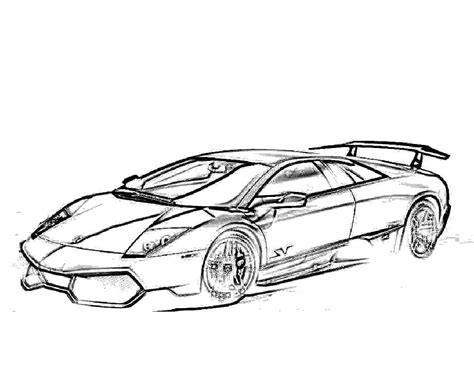 This cars coloring pages are fun way to teach your kids about cars. Free Printable Lamborghini Coloring Pages For Kids