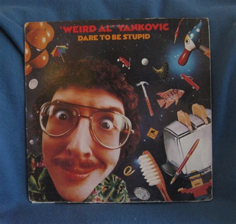 Vintage Weird Al Yankovic Dare To Be Stupid Vinyl Lp Record