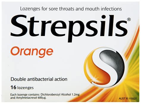 Strepsils Sore Throat Relief Orange 16 Pack Hurst And Taylor Unichem