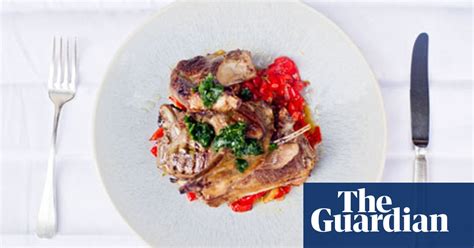 Angela Hartnetts Lamb Chops With Red Pepper Stew Recipe Meat The