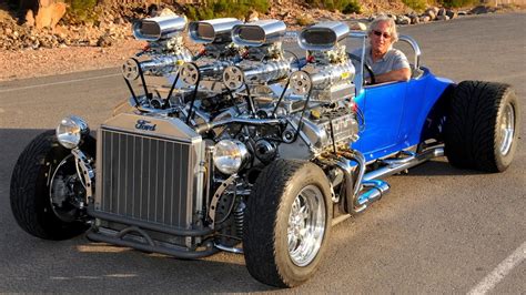 5 Incredible Hot Rods And Rat Rods Powered By Twin Engines Youtube