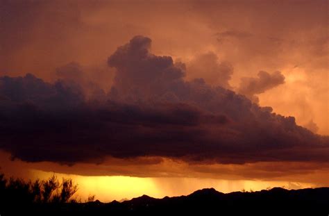 Storm In Sunset A Monsoon Rainstorm Over The Tortolita Mou Flickr