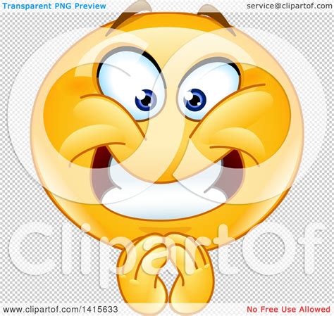 The meaning is pleading face. Clipart of a Happy Emoji Emoticon Smiley Face Pleading ...
