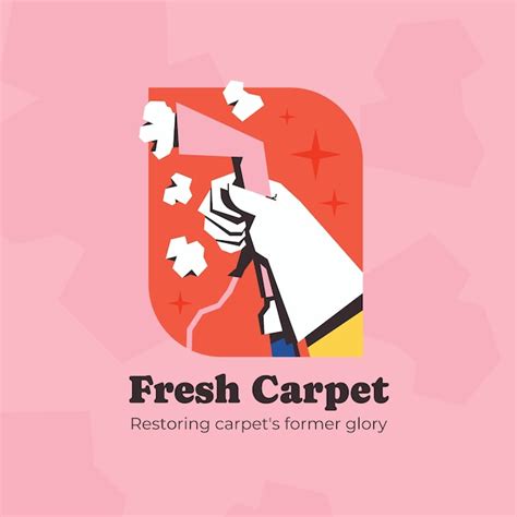 Free Vector Carpet Cleaning Logo Template Design