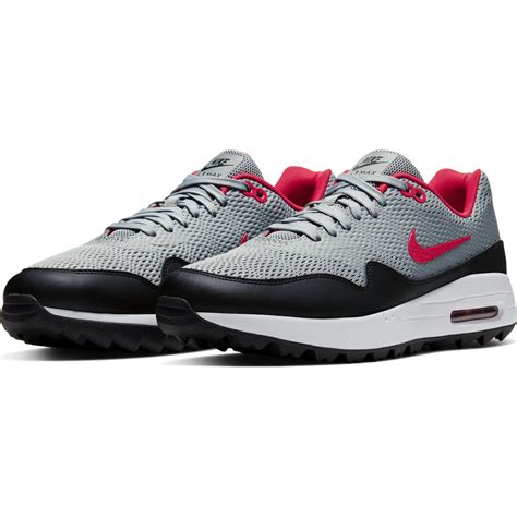 Nike Air Max 1 G Mens Golf Shoe Greyred Pga Tour Superstore